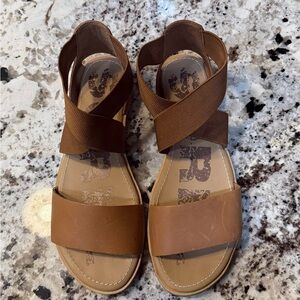 Brown Sorel Sandals